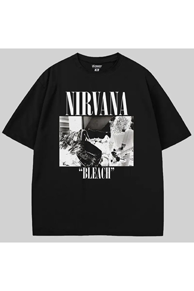 Nirvana Bleach Oversize Tişört - 1
