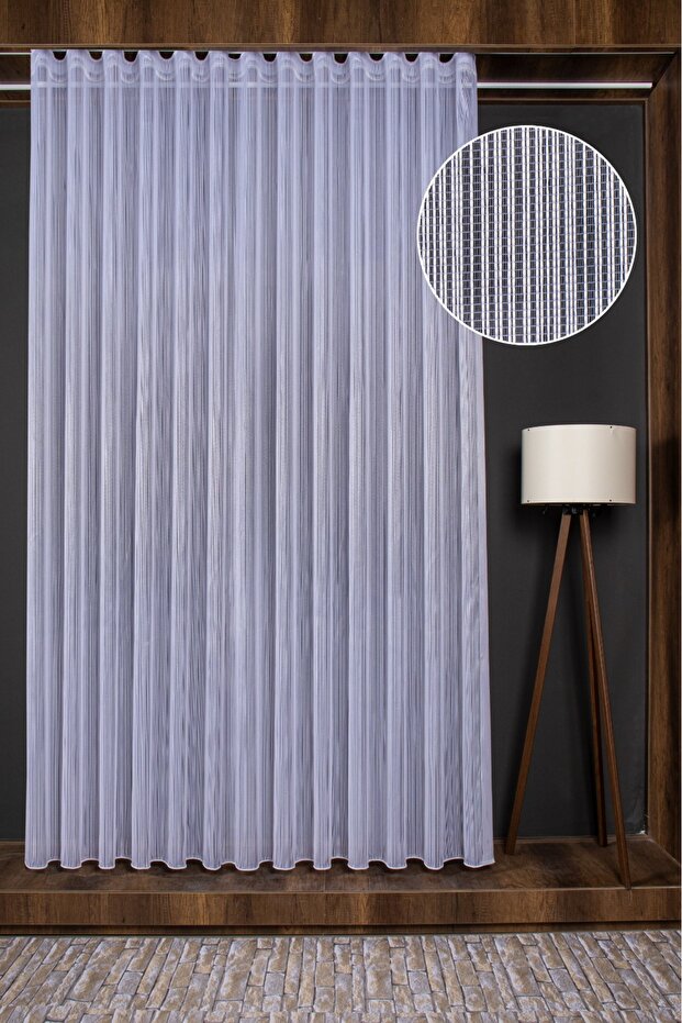Silk Soft Heavy Weight 1/3 Dense Pleated Tulle Curtain No Ironing Required