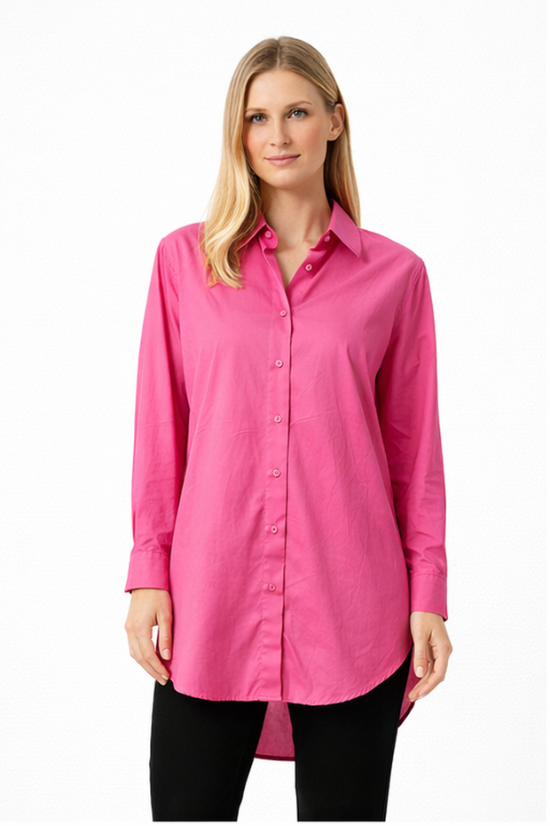 Oversize Gömlek Tunik - 1