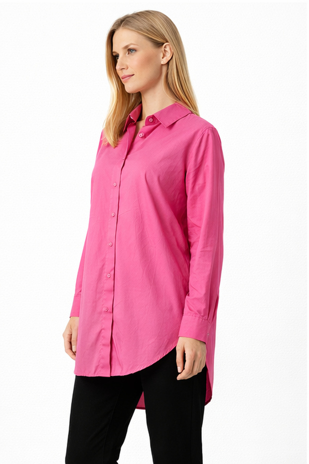 Oversize Gömlek Tunik - 2