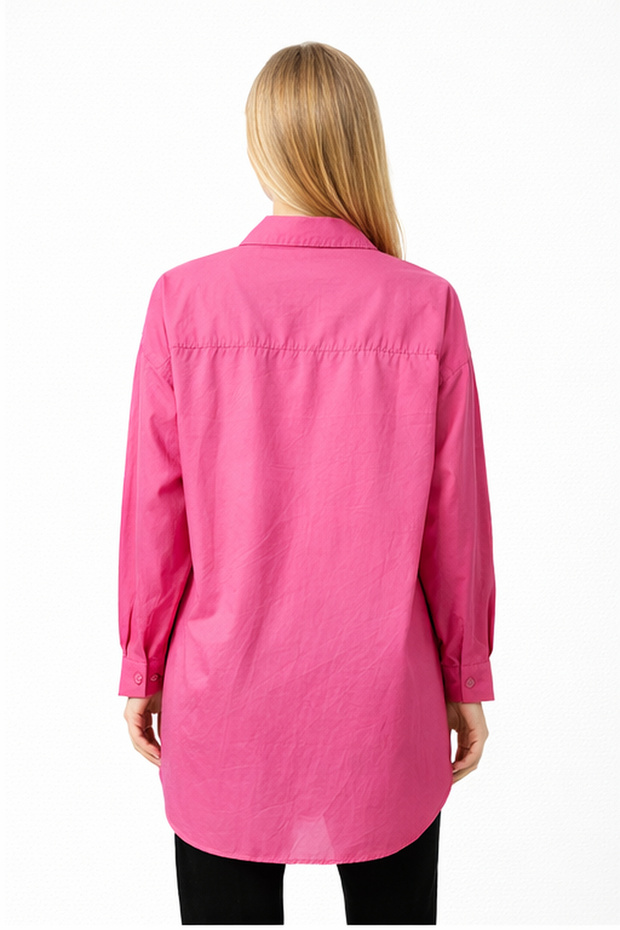 Oversize Gömlek Tunik - 4