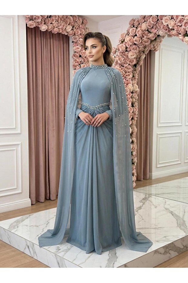 Brown Abiye Mavi - 1