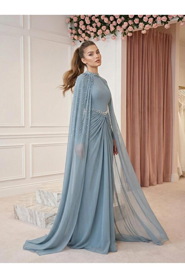 Brown Abiye Mavi - 2