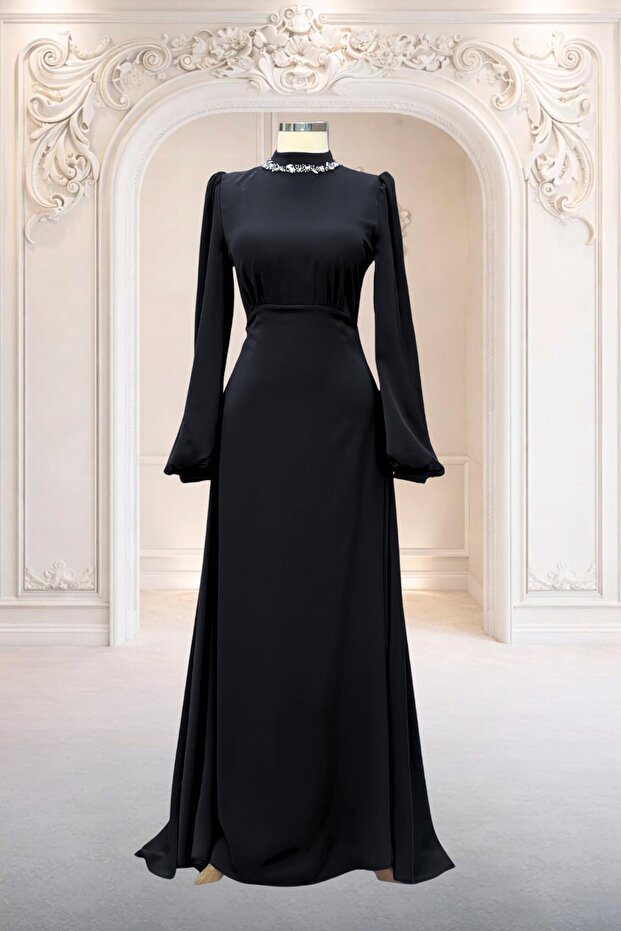 Rüya Abiye Elbise Siyah - 1