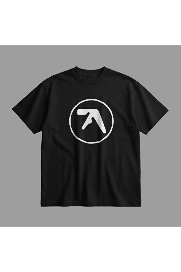 Aphex Twin Logo Oversize Tişört - 4