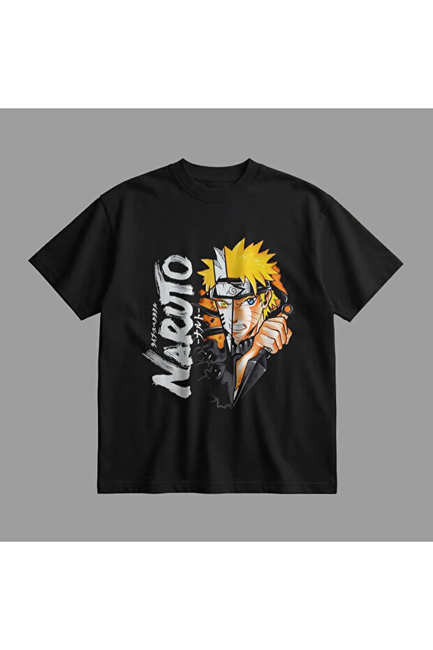 Μπλουζάκι Naruto Split Face oversized - 4