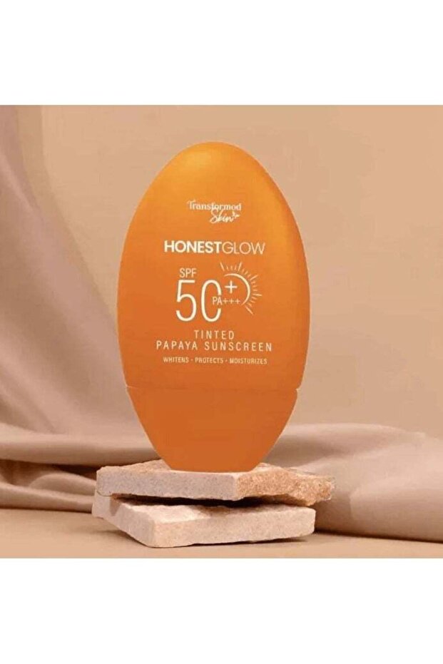 Honest Glow Tinted Papaya Sunscreen