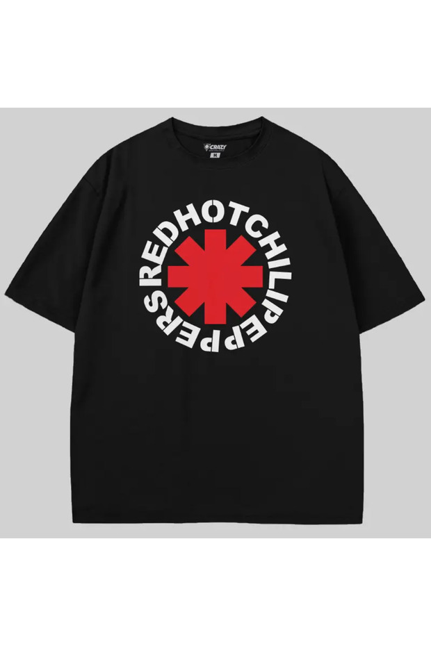 Red Hot Chili Peppers Logo Oversized T-Shirt