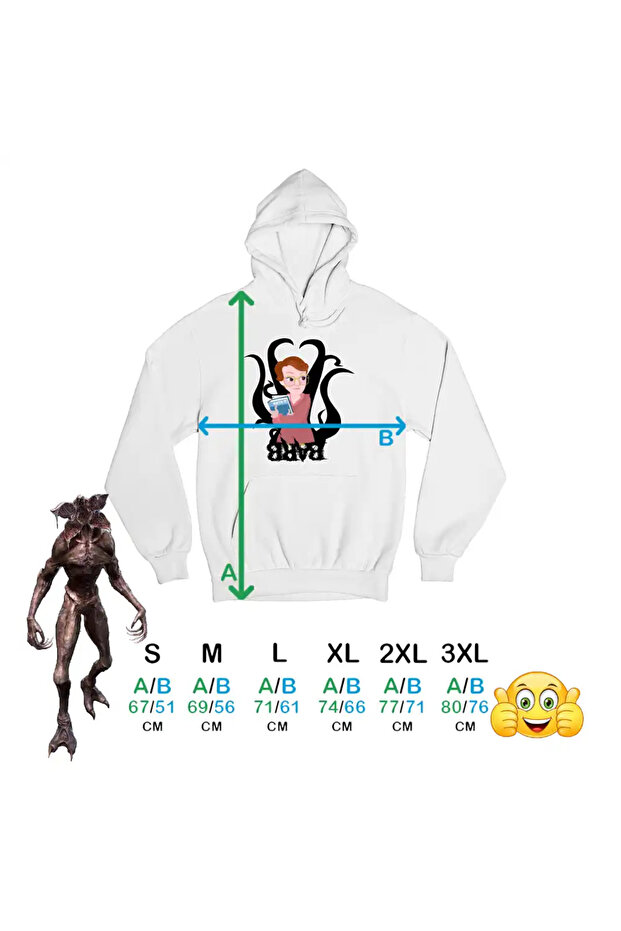 Hanorac Barbati Stranger Things Barb Matematica Hell - 4