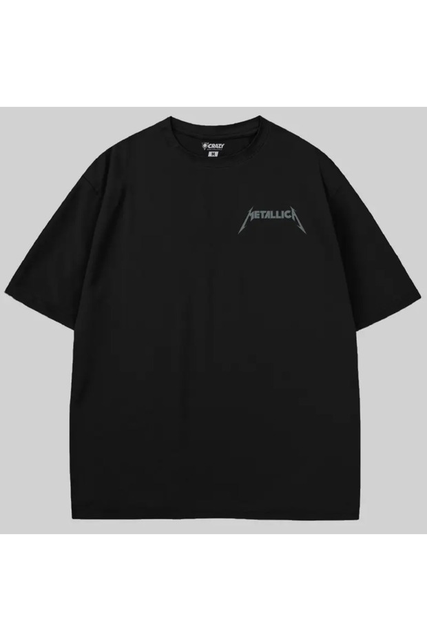Metallica Kirk Ouija Board Guitar Rock Oversized T-Shirt
