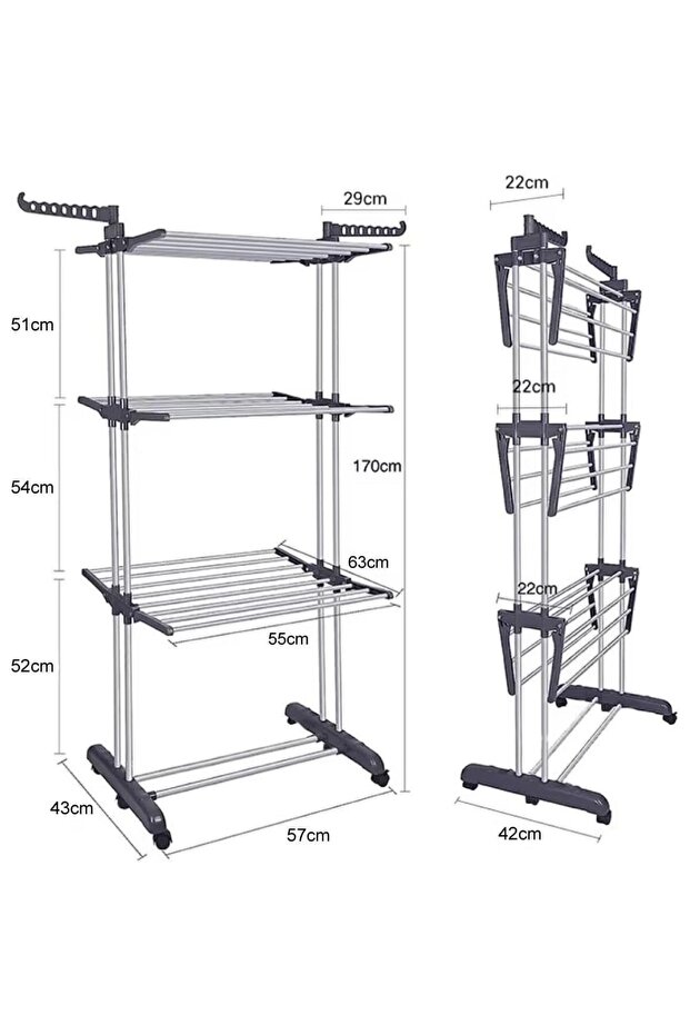 Triplex 3 Katlı Kurutmalık - 4