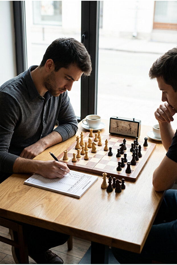 ورق توثيق الشطرنج - حجم A4 - 30 ورقة - ورقة توثيق الشطرنج - نتائج الشطرنج - 7