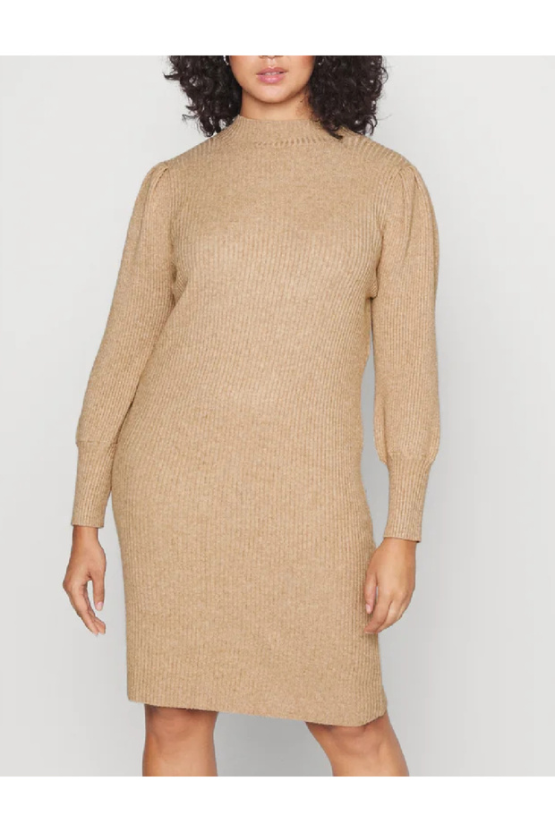 Rochie scurta, Crem - 1