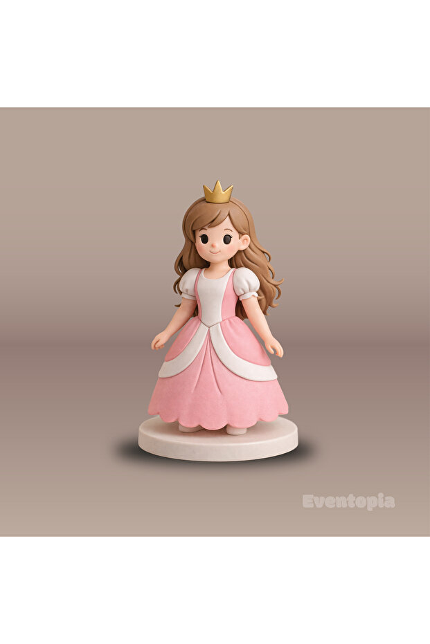 3d baskı prenses figür boyama seti - 4