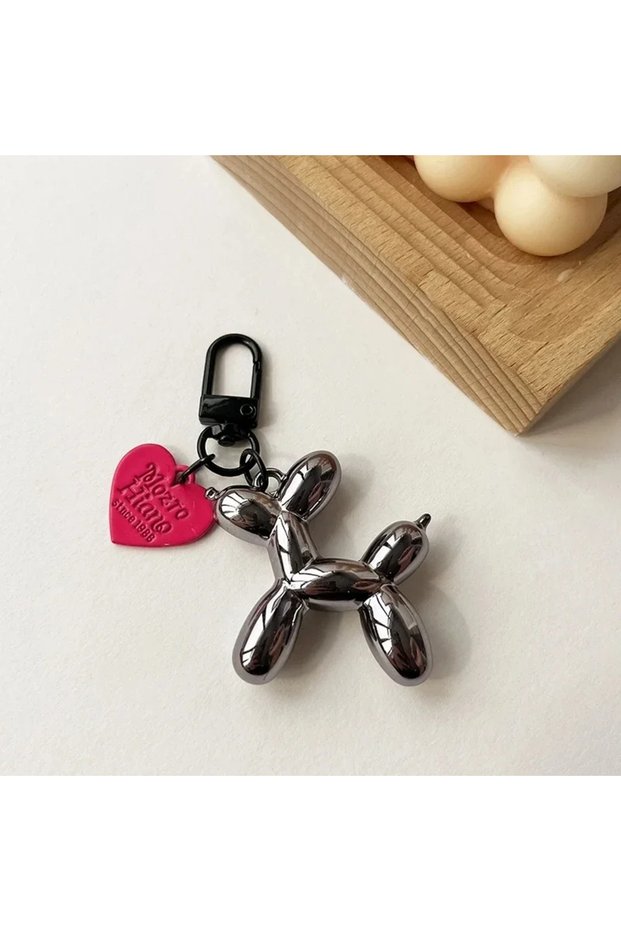 Style 01 Y2K Balloon Dog Keychain Models for Girls Sweet Ins Style Balloon Dog Phone Chain Key Buckl