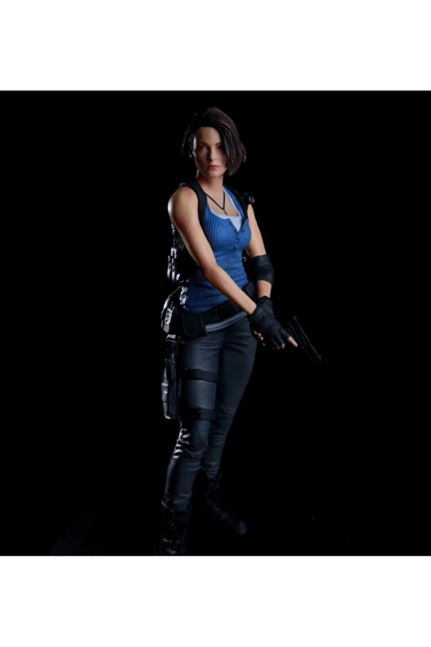 Bandai no box 03 BIOHAZARD EVIL Character JILL VALENTINE Leon Scott Kennedy 30cm Statue Action Figur