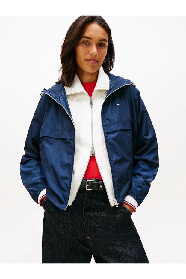 NYLON FLAG AOP WINDBREAKER