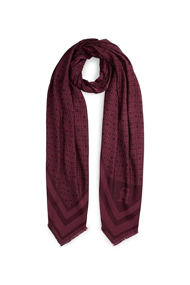 TH MONOGRAM SCARF - 1