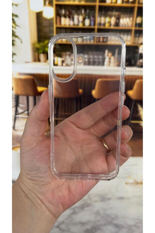 غطاء شفاف متوافق مع آيفون 16 مع حماية للكاميرا وامتصاص للصدمات - 2