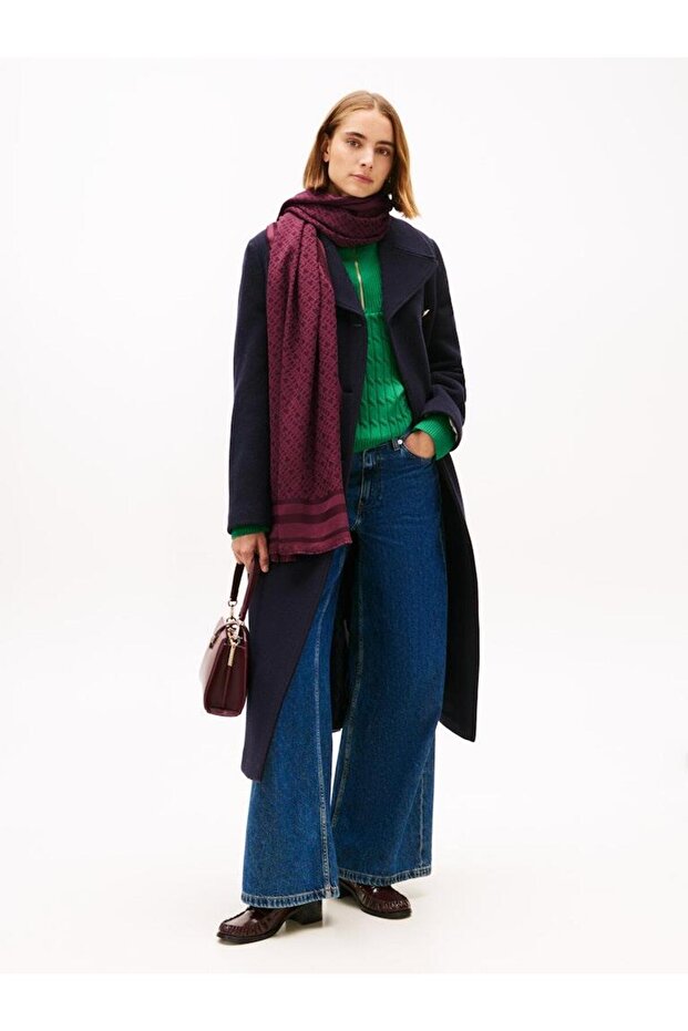 TH MONOGRAM SCARF - 4