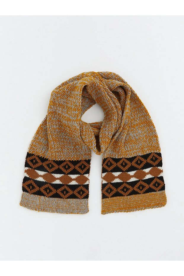 Lcw Baby Yellow Patterned Baby Girl Scarf