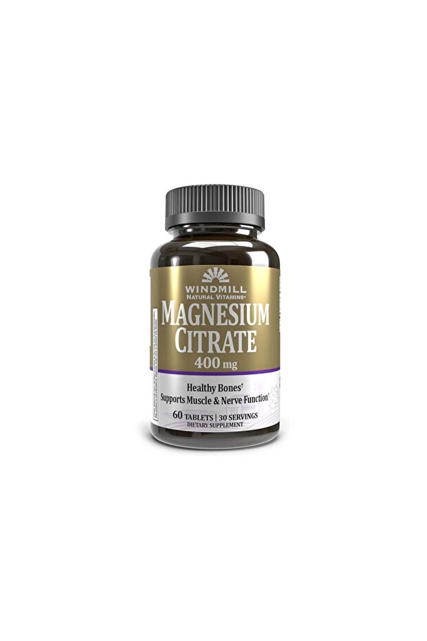 Magnesium Citrate 400 mg 60 Tablets