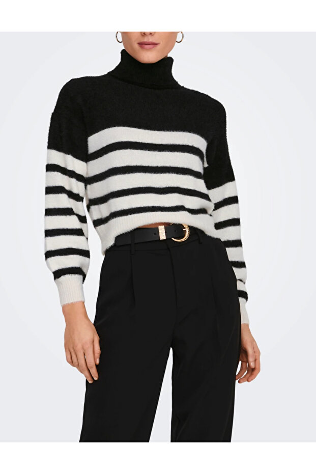 Pulover, Alb/Negru - 1