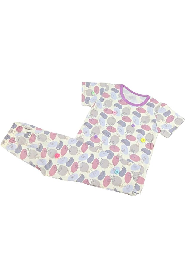 Little Hare Print Pyjama Set