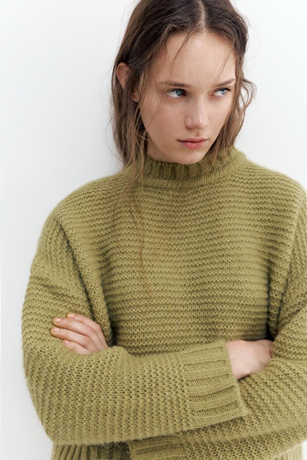 Kalın örgü kazak - 6