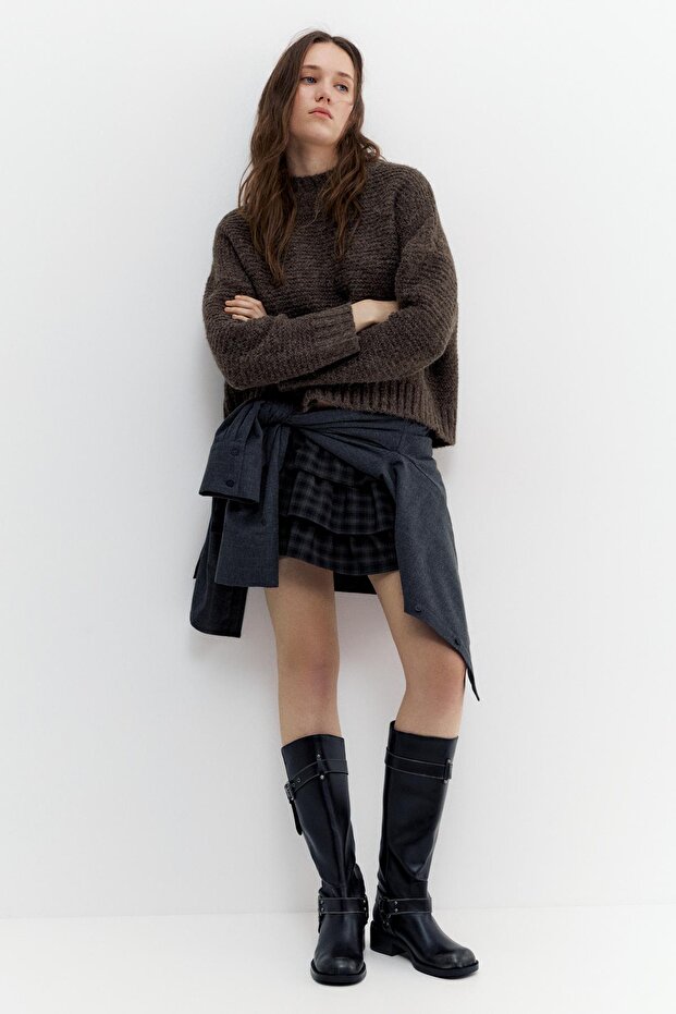 Kalın örgü kazak - 3