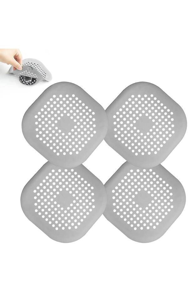 Flat floor drain mat - gray *4 - 1