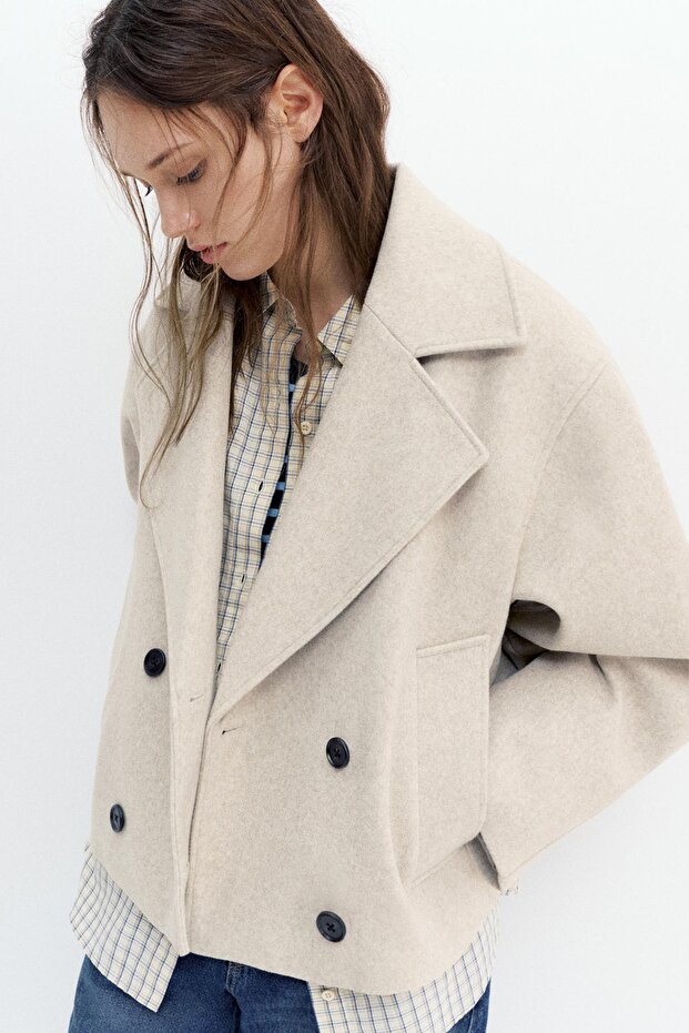 Yumuşak kısa kaşe kaban - 1