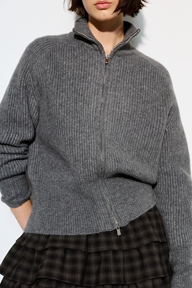 Fermuarlı hırka - 5