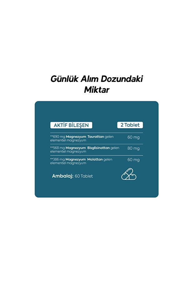 Passiflora Complex 60 Kapsül & Magtrio Complex 60 Tablet Set - 7