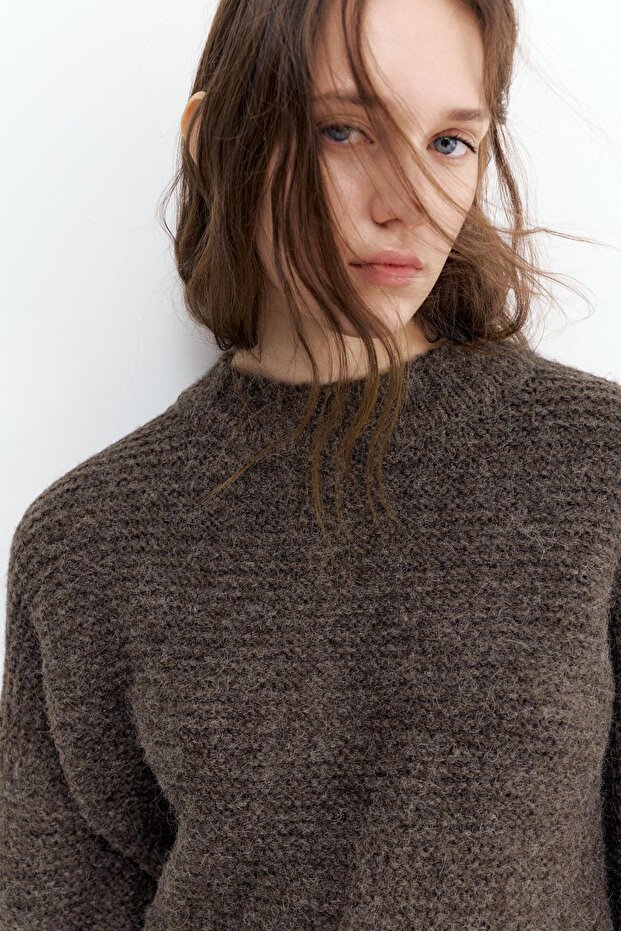 Kalın örgü kazak - 6