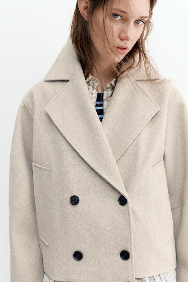 Yumuşak kısa kaşe kaban - 5