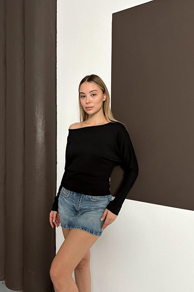 OMZU DÜŞÜK BLUZ - 1