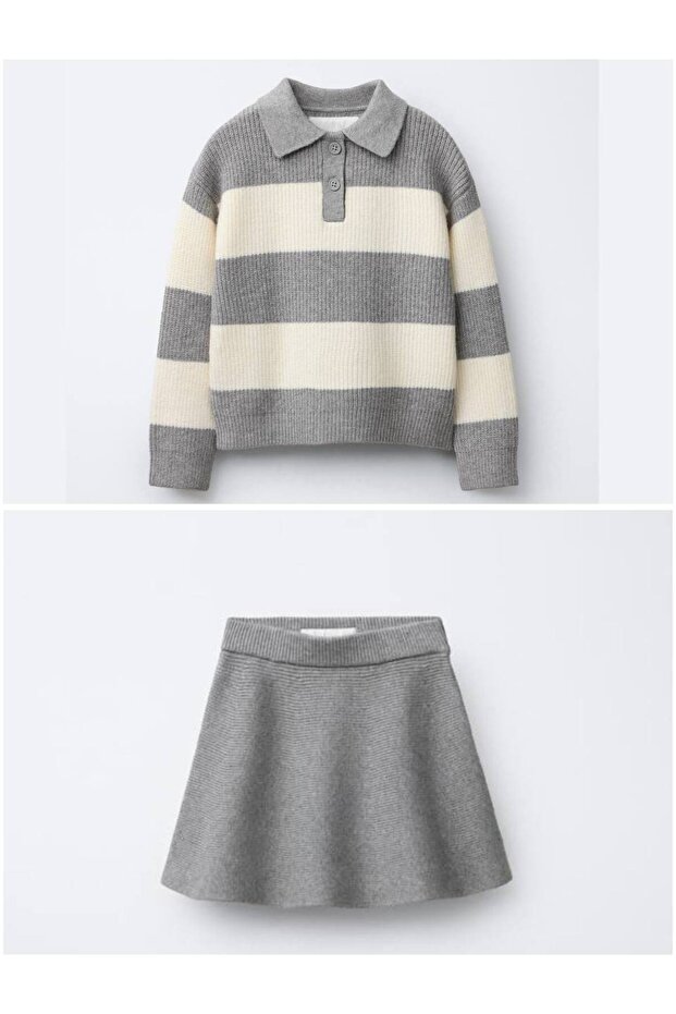 Gri Triko Takım - 3