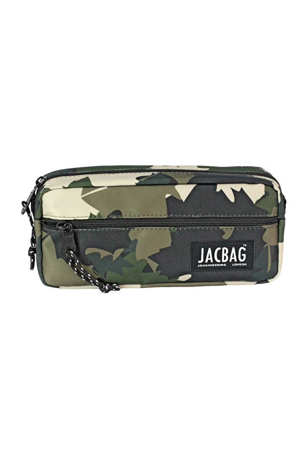 Dual Zip-Two Zipper Pencil Case