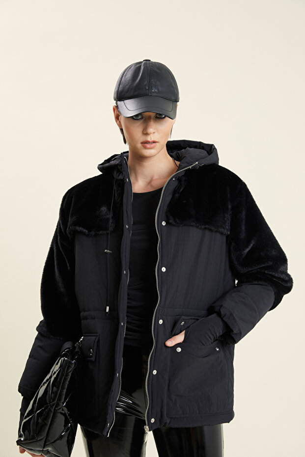 Kapüşonlu Mont - 2