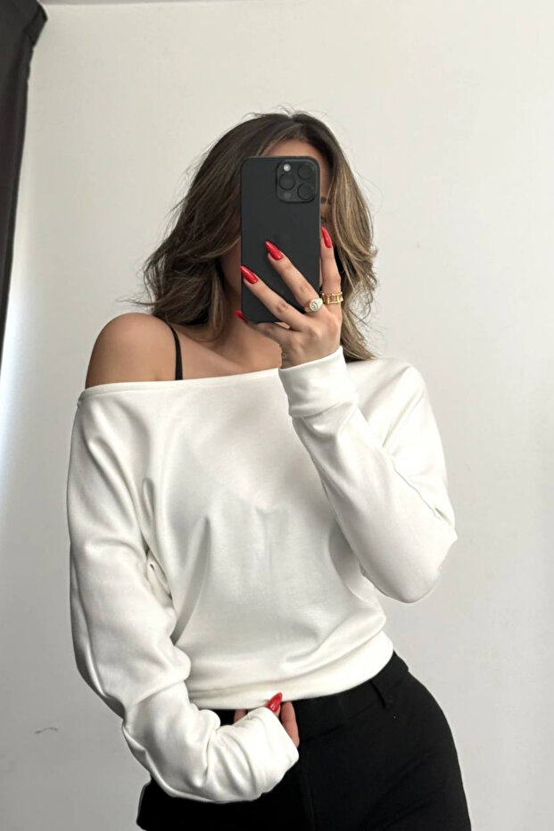 OMZU DÜŞÜK BLUZ - 4