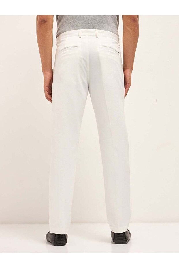 بنطلون رجالي رسمي سادة بقصة عادية - 3