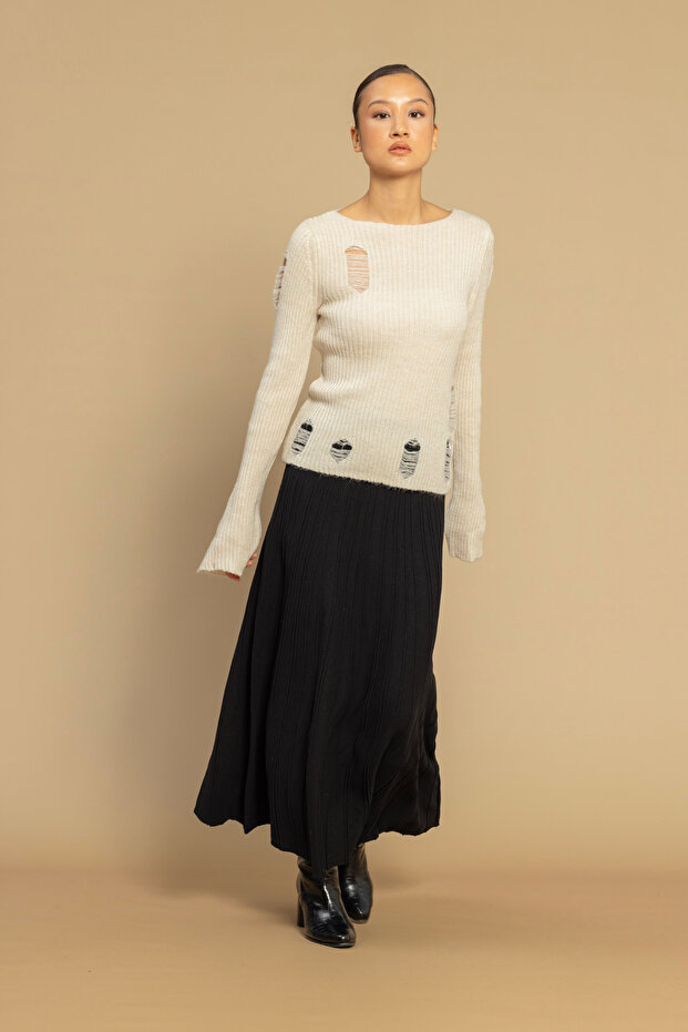 FUSTĂ LUNGĂ TRICOTATĂ - 3