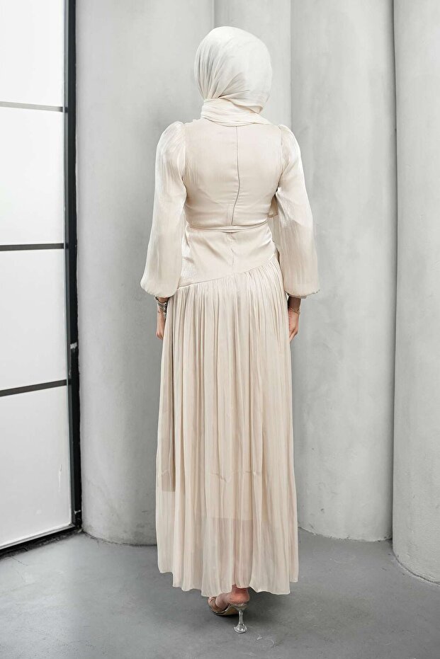 Taş Drapeli Piliseli Abiye - 5