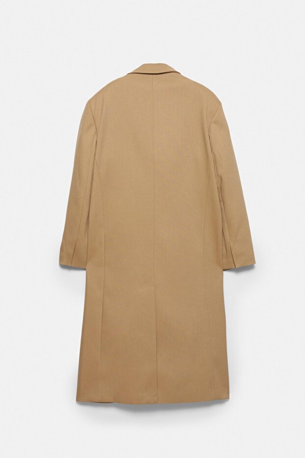 Uzun camel palto - 8
