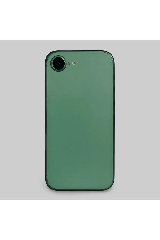 iPhone 16E / 17E Case Ultra Thin Matte Surface Non-Slip Camera Protection Cover Semi-Transparent Green