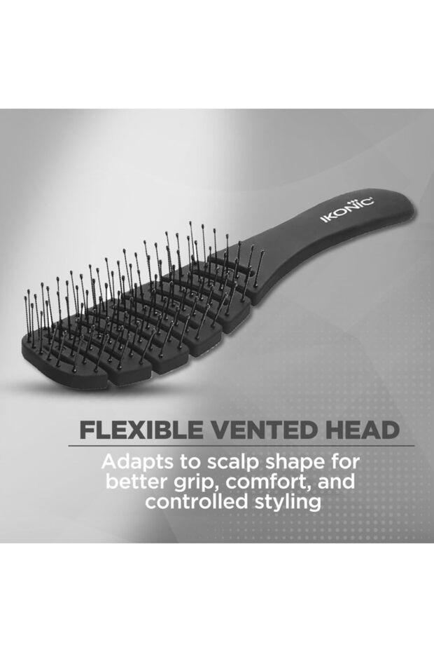 فرشاة تهوية مرنة سوداء - 3