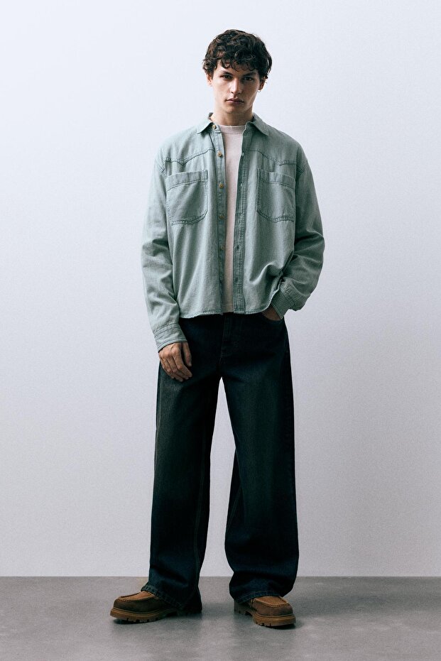 Kovboy çizgili gömlek - 3