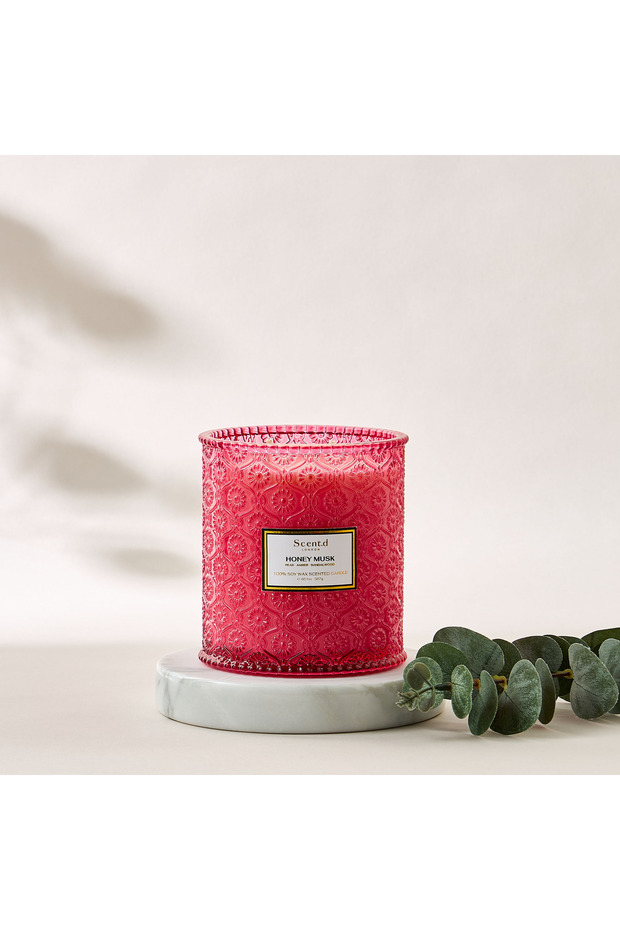Honey Musk 2-Wick Jar Candle - 567 gms