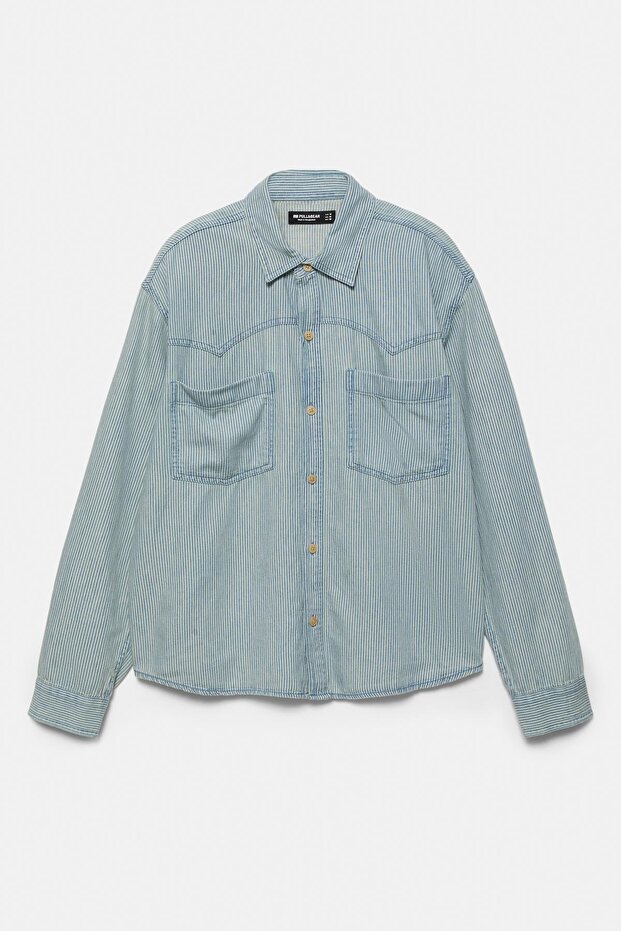 Kovboy çizgili gömlek - 8